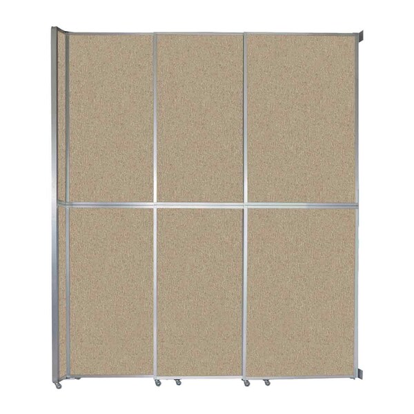 Operable Wall Sliding Room Divider 9'9" x 12'3" Sand Fabric